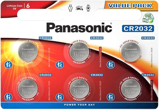 Nein Auslaufartikel (Produktion durch Panasonic CR2032EL/6BP Lithium Knopfzellen 6er Pack (3V, 10 Jahre Lagerfähigkeit, hoher Auslaufschutz)