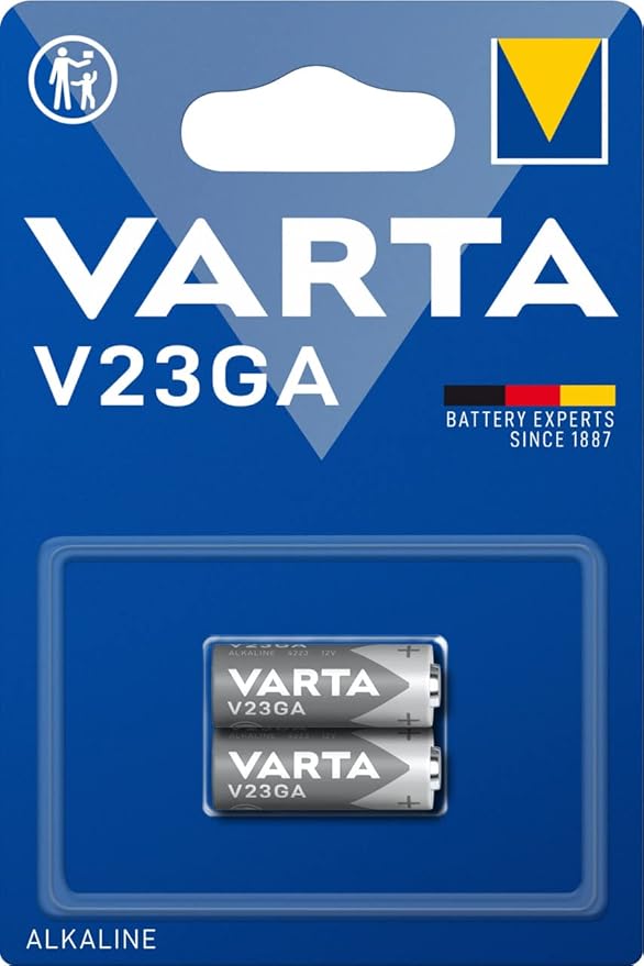 Nein Auslaufartikel (Produktion durch VARTA V23GA Alkaline Batterie 12V, 2 Stück für Fernbedienungen, Alarmanlagen & Garagentoröffner