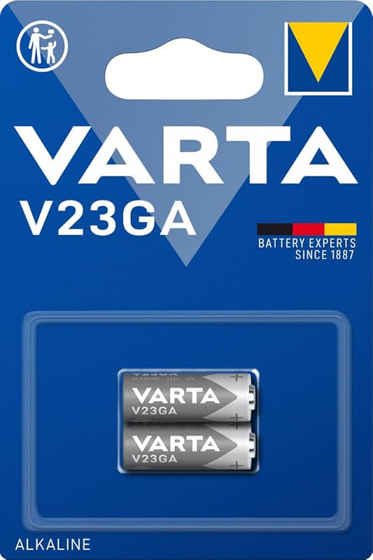 Nein Auslaufartikel (Produktion durch VARTA V23GA Alkaline Batterie 12V, 2 Stück für Fernbedienungen, Alarmanlagen & Garagentoröffner