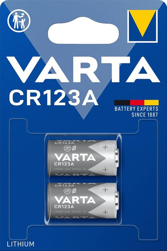 Nein Auslaufartikel (Produktion durch VARTA CR123A Lithium Batterie 3V, 2 Stück für elektronische Kleingeräte mit langanhaltender Leistung