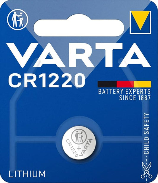 Nein Auslaufartikel (Produktion durch VARTA Batterie Knopfzelle CR1220 Lithium 3V 1 Stück für Autoschlüssel Fernbedienungen elektronische Kleingeräte