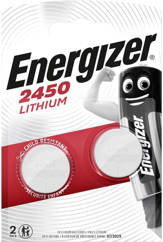 Nein Auslaufartikel (Produktion durch Energizer CR2450 Lithium Knopfzellen Batterien, 12 Stück, 10 Jahre Haltbarkeit, für Herzfrequenzmesser & Fernbedienungen