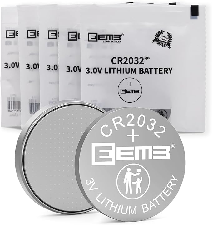 Nein Auslaufartikel (Produktion durch EEMB CR2032 Batterien 5 Stück 3V Lithium Knopfzellen für Autoschlüssel und Elektronik
