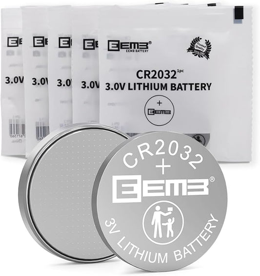 Nein Auslaufartikel (Produktion durch EEMB CR2032 Batterien 5 Stück 3V Lithium Knopfzellen für Autoschlüssel und Elektronik