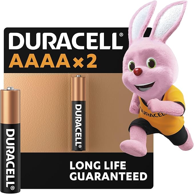 Nein Auslaufartikel (Produktion durch Duracell Spezialzellen Alkaline AAAA Batterie 1,5V 2er-Pack (LR8D425) für Digitalstifte, medizinische Geräte & Stirnlampen