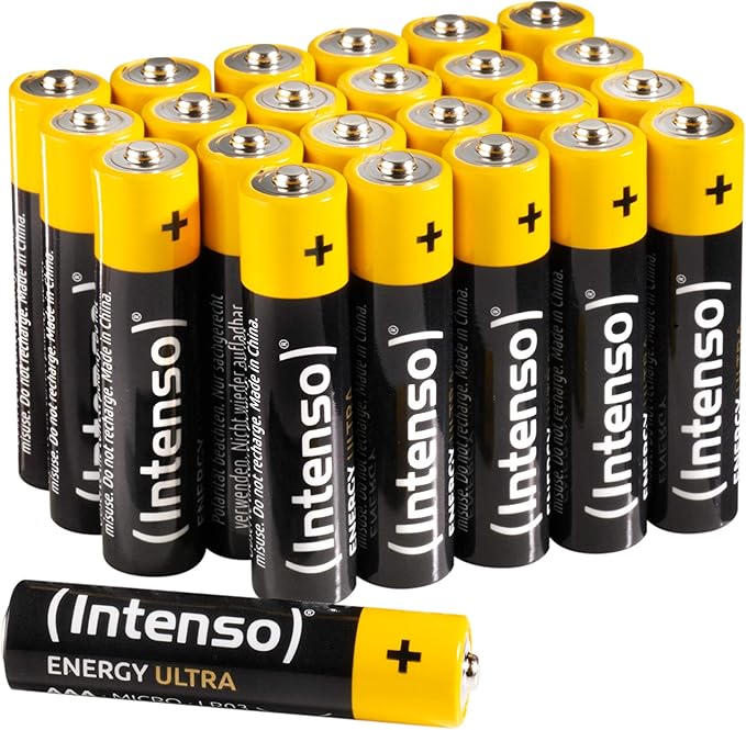 N/A Intenso Energy Ultra AAA Micro LR03 Alkaline Batterien 24er Box, Mehrzweck-Batterien für Fernbedienungen & Spielzeug – 7501814