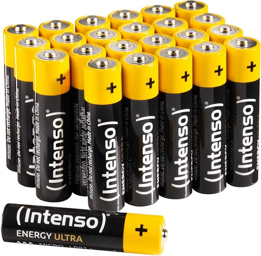 N/A Intenso Energy Ultra AAA Micro LR03 Alkaline Batterien 24er Box, Mehrzweck-Batterien für Fernbedienungen & Spielzeug – 7501814