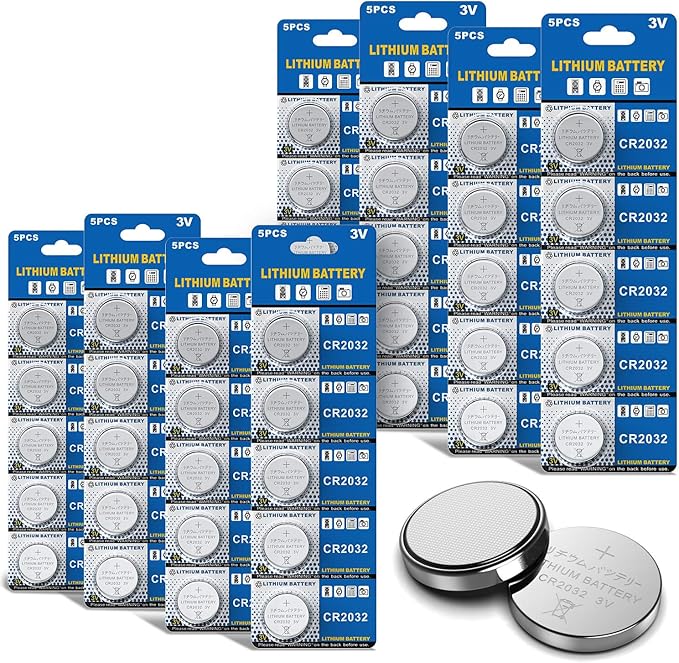 Bemb Lucky CR2032 Lithium Knopfzellen 40er Pack - 3V Batterien für Fernbedienungen & Elektronik