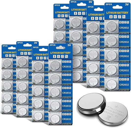 Bemb Lucky CR2032 Lithium Knopfzellen 40er Pack - 3V Batterien für Fernbedienungen & Elektronik